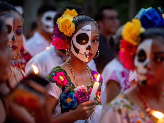 Día De Los Muertos Cultura Meksiko