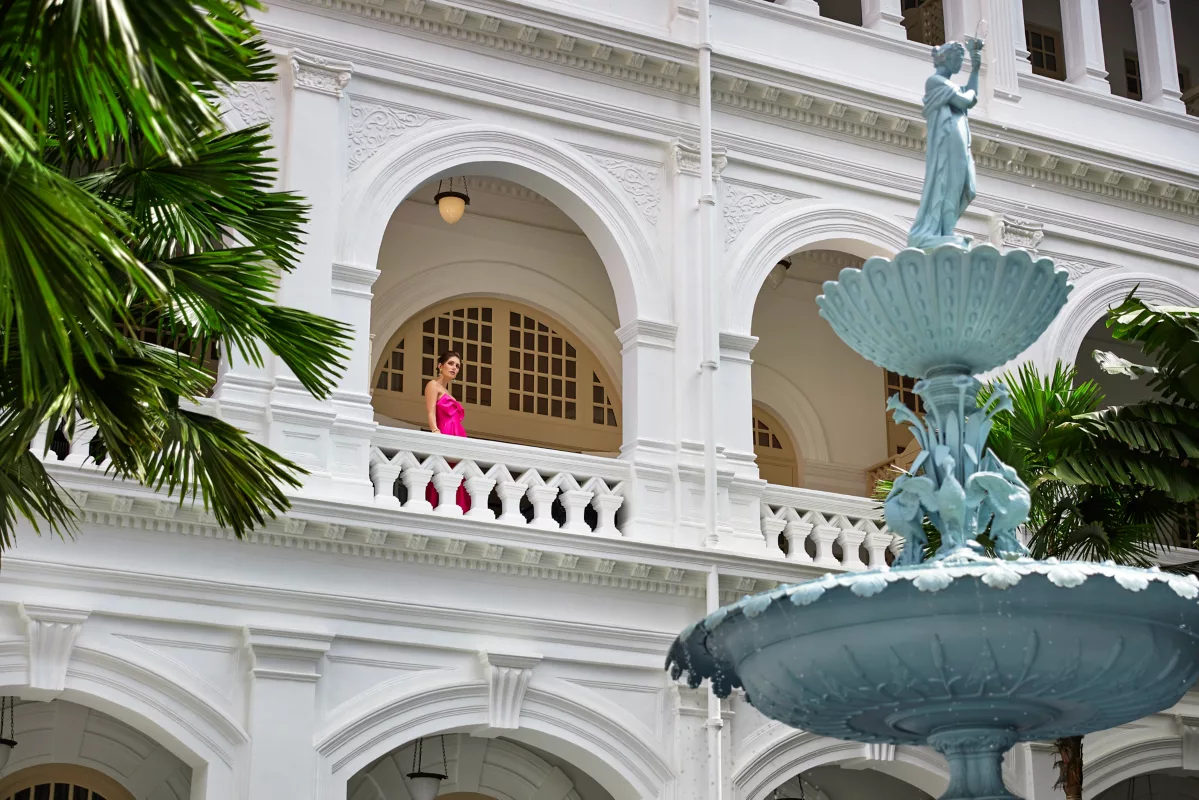 Oleskelu Raffles Hotel Singaporessa
