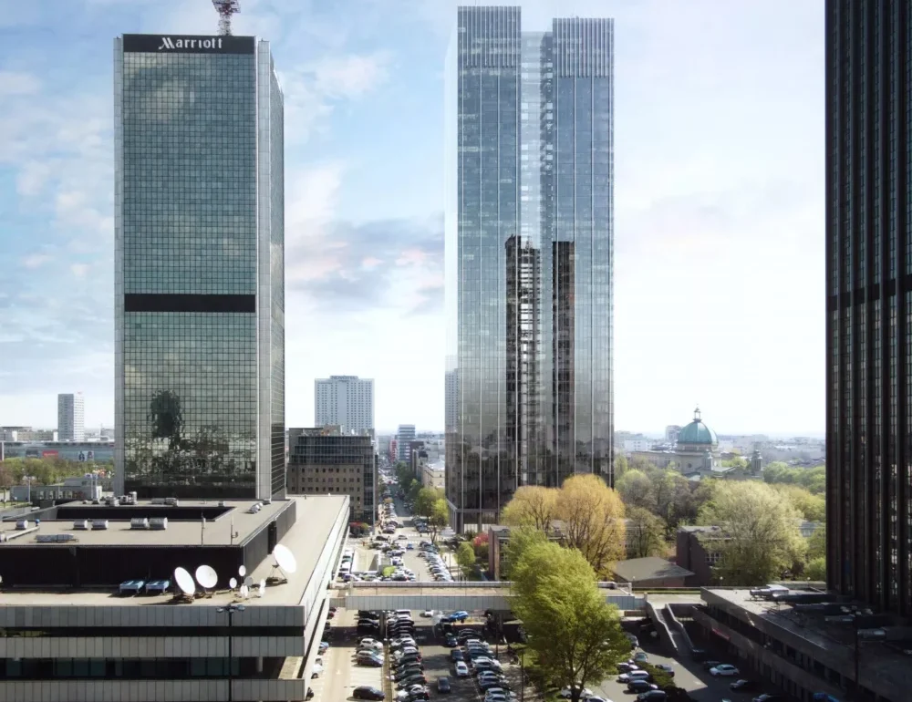 Roma Tower Uusi Pilvenpiirtaja Kirkon Tontilla Keskustassa S