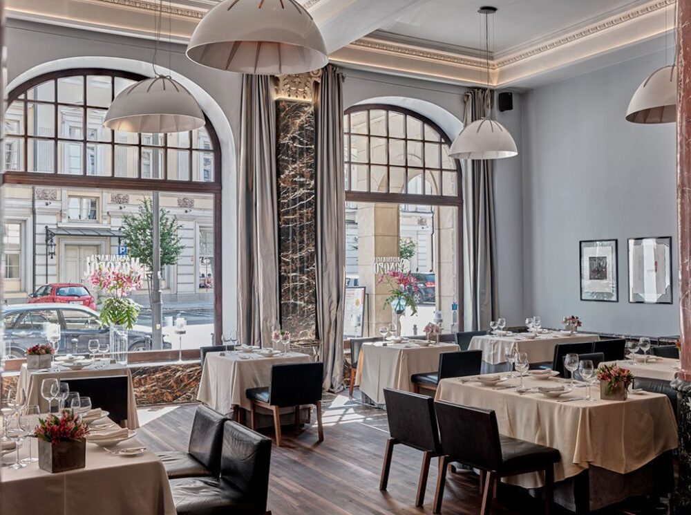 Ylelliset ravintolat Wrocławissa Monopol Hotel Monopol