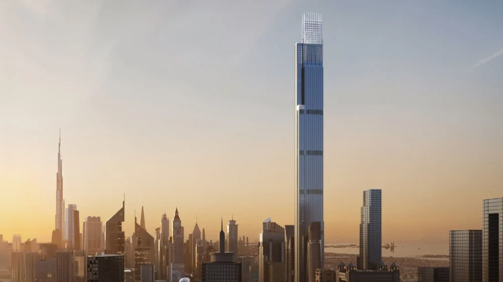 Burj Azizi 725 Metrin Kunnianhimoa Sheikh Zayed Roadilla Sca